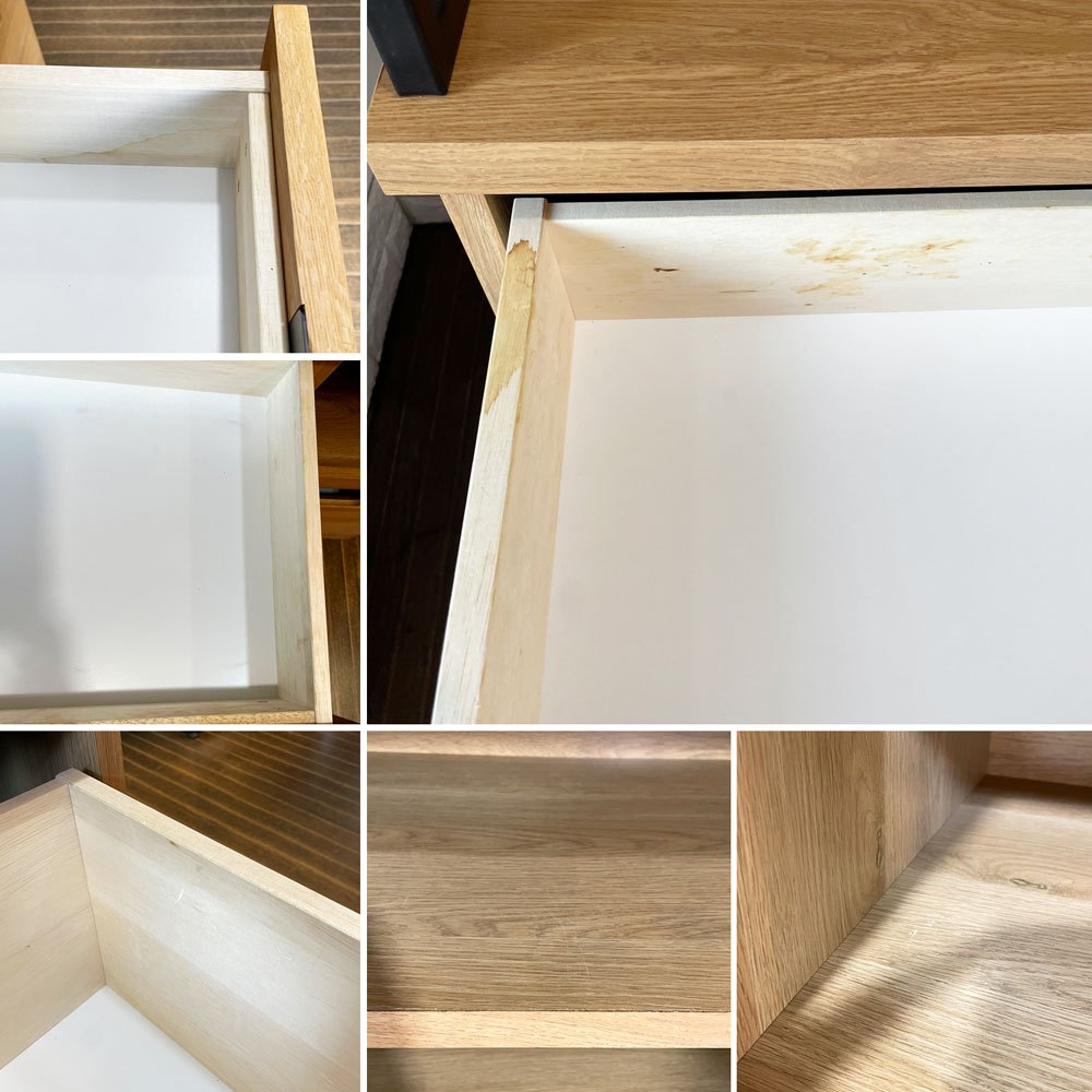 アデペシュ a.depeche スプレム キッチンボード 1200 splem kitchen board 食器棚 オーク材 W122 参考価格173,800円 ◎