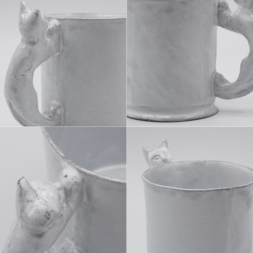 アスティエ・ド・ヴィラット Astier de Villatte Setsuko Collection 猫のカップ マグカップ フランス ●