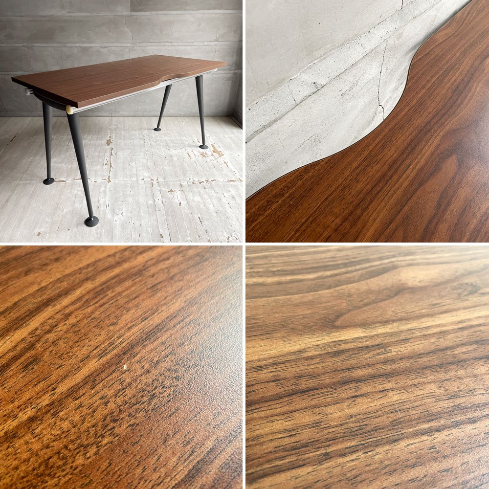 ハーマンミラー Herman Miller アバックエンバイロメンツ ABAK ミーティングテーブル デスク ウォールナットカラー ティム・ウォレス ♪