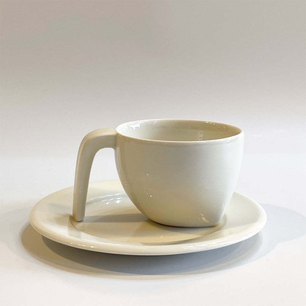 イッタラ iittala エゴ Ego コーヒー カップ ＆ ソーサー C&S ホワイト ステファン・リンドフォース 北欧食器 廃盤 B ★