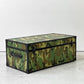 ミリタリースタイル Military Style 迷彩柄 トランク グリーン MDF 金属フレーム 収納ケース ローテーブル 鍵付き ●