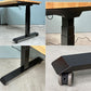 フレキシスポット Flexispot 電動式昇降デスク + かなでもの ラバーウッド天板 160x70cm ナチュラルテイスト ◎