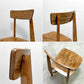 ジャーナルスタンダードファニチャー j.s.F シノン ダイニングチェア CHINON CHAIR WOOD ラバーウッド材 板座 座繰り ●