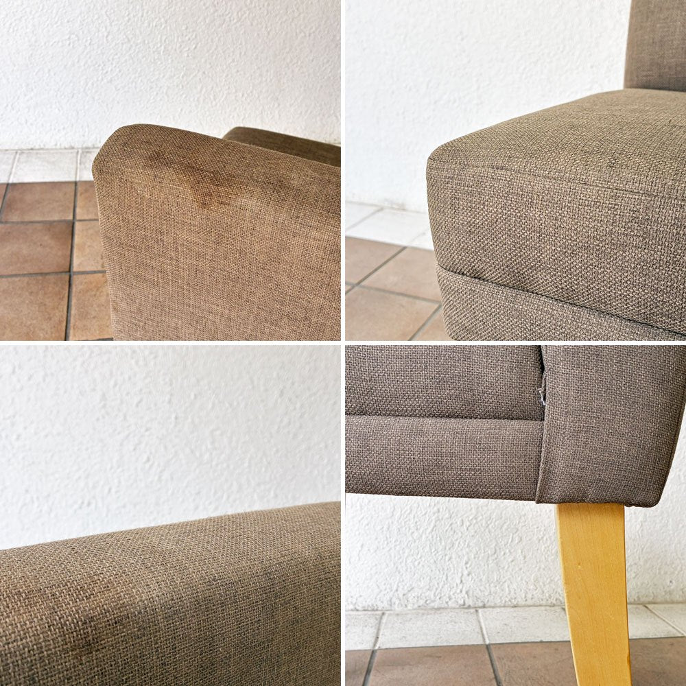 イデー IDEE ローバックチェア LOW BACK CHAIR ドレッサーチェア スツール メープル材 北欧スタイル ◇