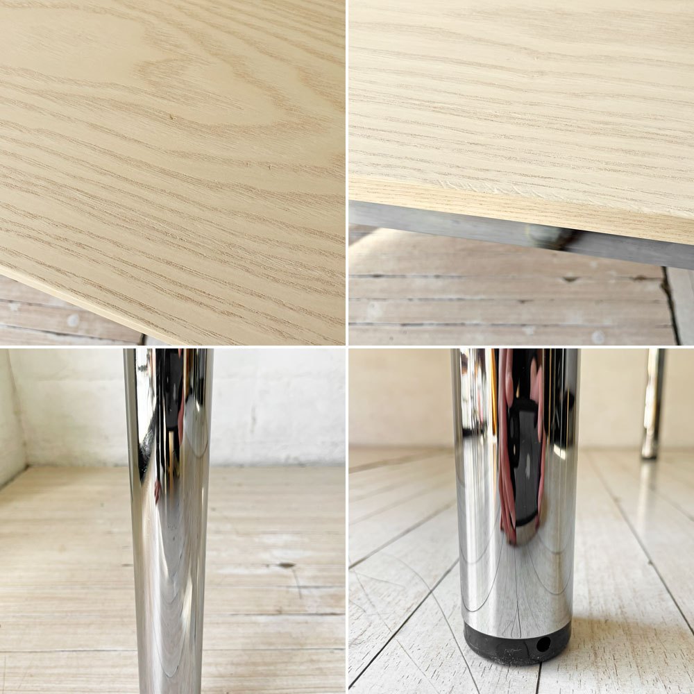 USMハラー USM Haller モジュラーファニチャー USMハラーテーブル デスク オーク材 W150cm フリッツ・ハラー スイス モダンデザイン ★