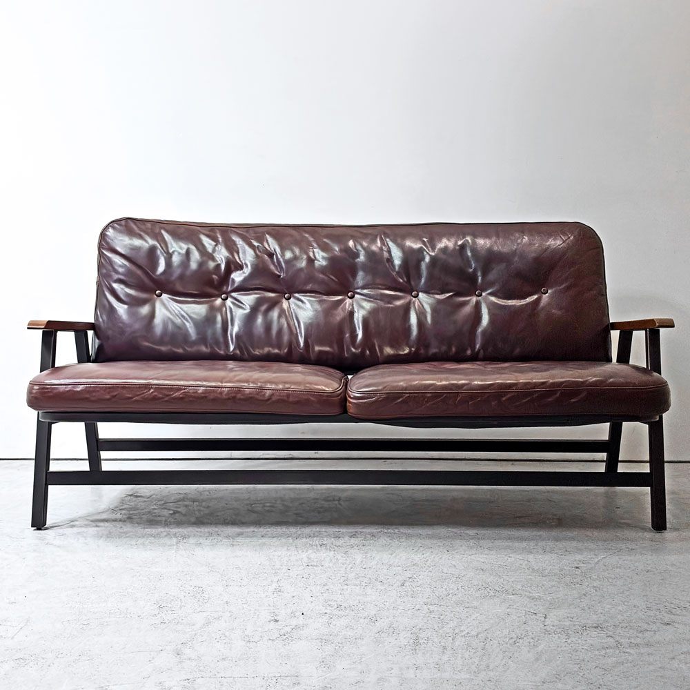 アクメファニチャー ACME Furniture グランドビュー 2.5Pソファ GRANDVIEW SOFA レザー 本革 インダストリアル 廃番 参考価格約￥225,000- ●