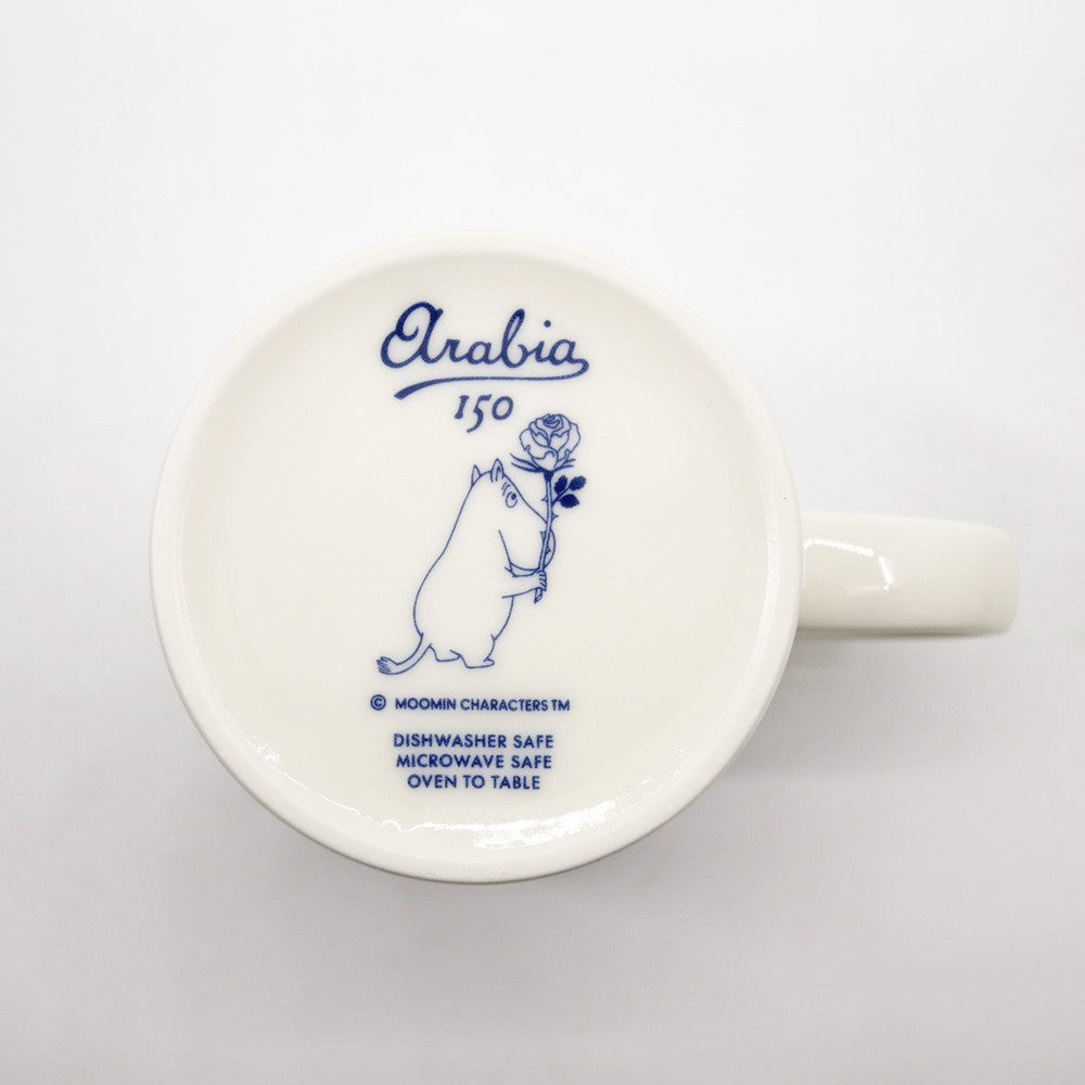 アラビア ARABIA ムーミンマグ MOOMIN シーブリーズ Sea breeze アラビア150周年記念 2023年 フィンランド 北欧食器 箱付き A ●