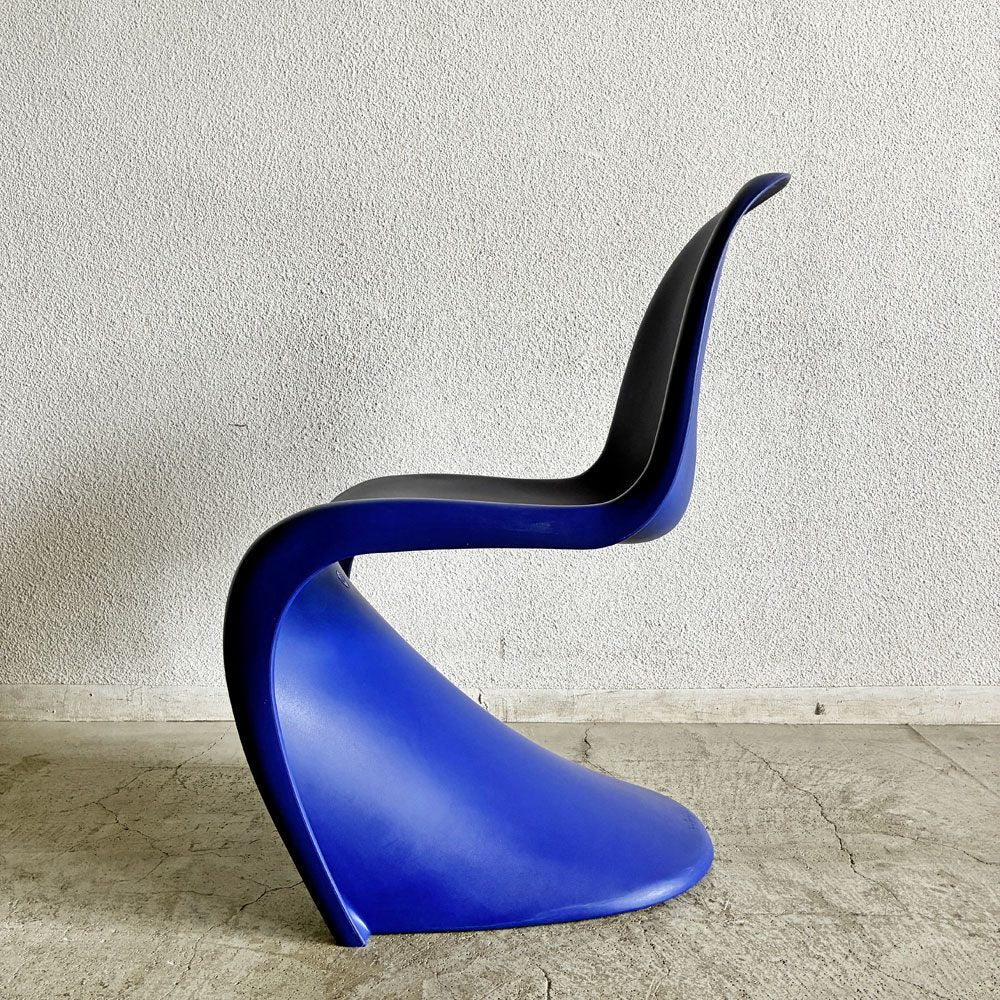ヴィトラ vitra パントンチェア Panton Chair ブルー 屋内外使用可 ヴェルナー・パントン 旧モデル 廃番カラー ミッドセンチュリー スペースエイジ C 〓