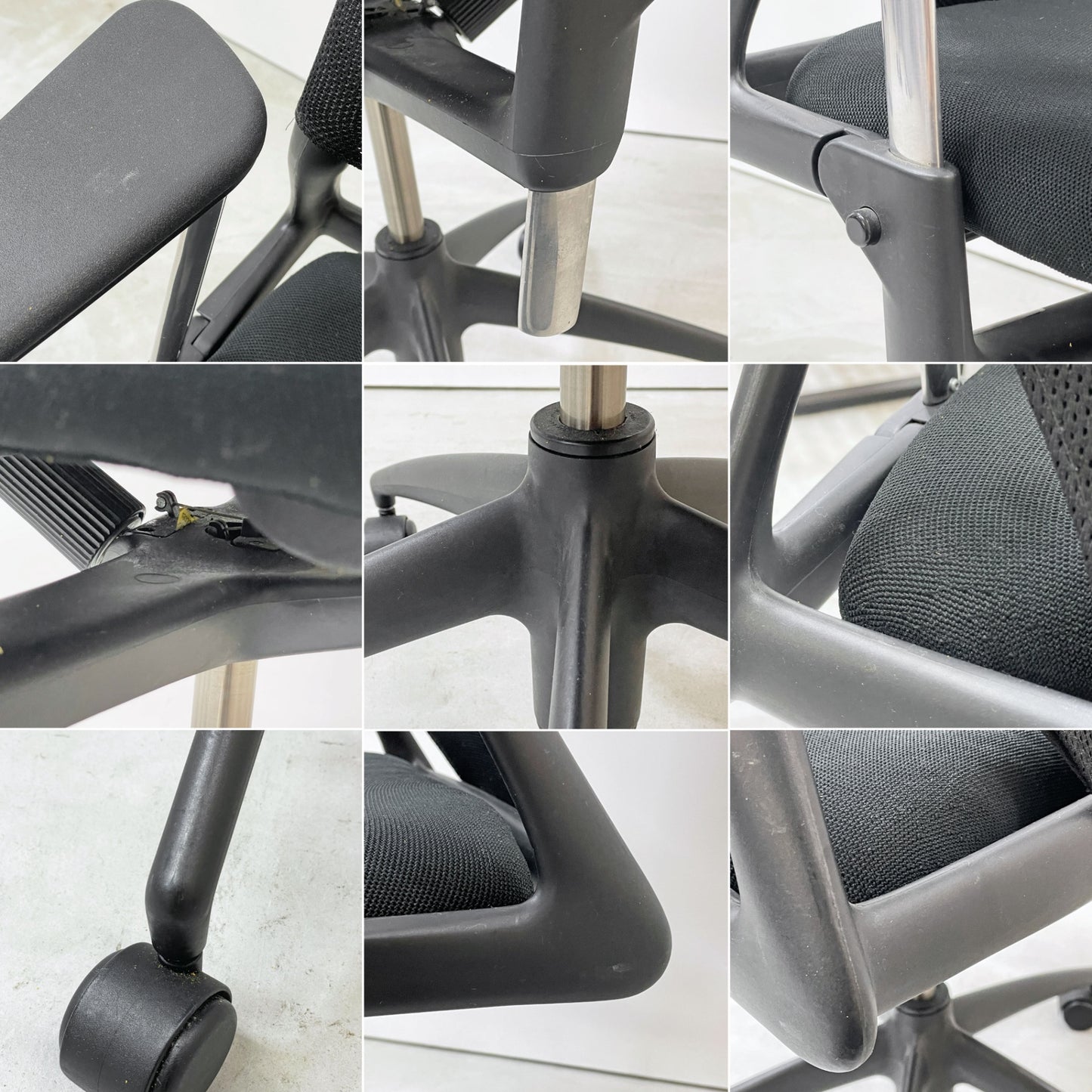 ヴィトラ vitra メダ2チェア MEDAⅡ オフィスチェア デスクチェア 昇降機能 リクライニングロック ブラック アルベルト・メダ 現状品 ●