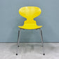 フリッツハンセン Fritz Hansen アントチェア ANT CHAIR 4本脚 イエロー ラッカー仕上げ 2000年製 アルネ・ヤコブセン デンマーク 北欧家具 ◎
