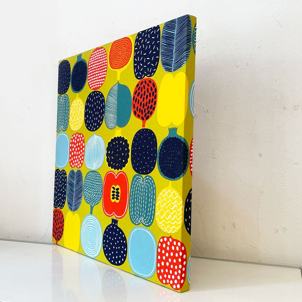 マリメッコ marimekko コンポッティ KOMPOTTI ファブリックパネル 45x45cm アイノ-マイヤ・メトソラ フィンランド 北欧雑貨 ★