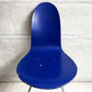 フリッツハンセン Fritz Hansen タンチェア Tongue Chair ダイニングチェア ブルー 80's ビンテージ vintage アルネ・ヤコブセン デンマーク 廃番希少 ♪