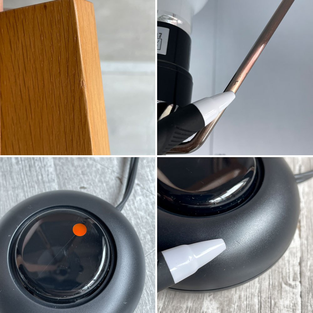 ワイスワイス WISE WISE アキ AKI CM-701 フロアランプ フロアスタンド 照明 高さ調整可能 展示美品 ナラ材 シェード社外品 廃番 ♪