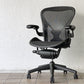 ハーマンミラー Herman Miller アーロンチェア クラシック Bサイズ ポスチャーフィット フル装備 グラファイトベース デスクチェア オフィスチェア ◇