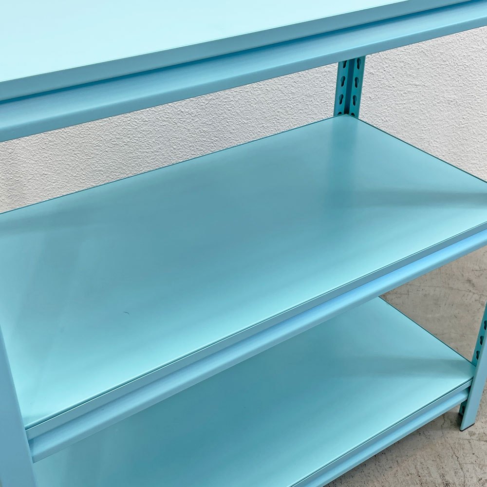 ダルトン DULTON スチール シェルフ 3 レイヤー STEEL SHELF 3 LAYER サックスブルー SAX BLUE 定価19,800円 〓