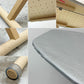 サイドバイサイド SIDE BY SIDE アイロン台 Ironing Board Au Pair アッシュ材 折り畳み 替えカバー付き ドイツ scope取扱い ●