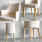 イデー IDEE アミアームチェア AMI ARM CHAIR ダイニングチェア 1pソファ ラムース生地 アイボリー ■