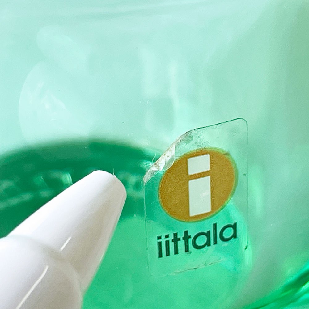 イッタラ iittala マリメッコ marimekko キビ kivi キャンドルホルダー ライトグリーン 60mm フィンランド 北欧雑貨 B ◇