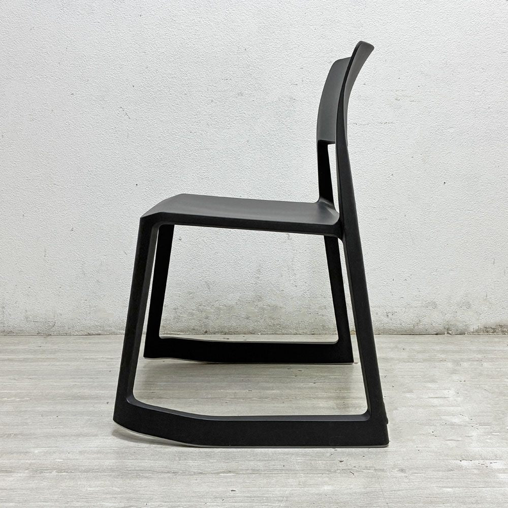ヴィトラ Vitra ティプトン Tip Ton ワークチェア ダイニングチェア デスクチェア ブラック スタッキング チルト機能 定価￥42,900- B ●