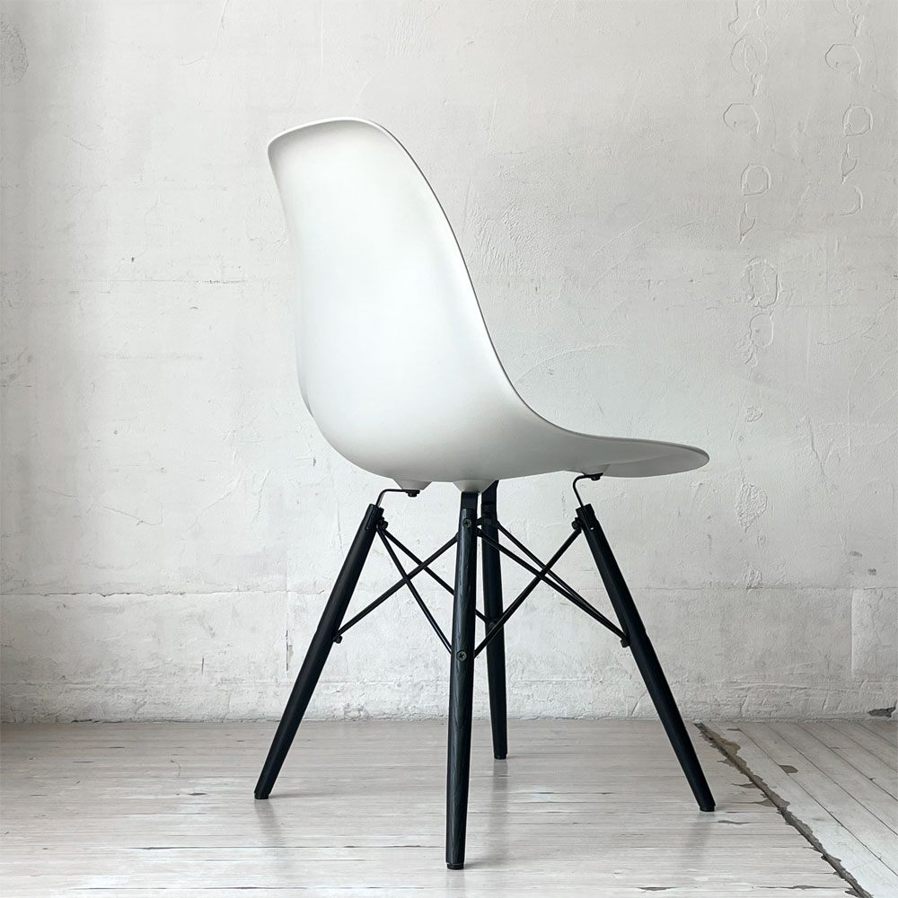 ハーマンミラー HermanMiller サイドシェルチェア アルパイン×エボニー ドゥエルレッグ  ポリプロピレン製 イームズ ミッドセンチュリー A ★