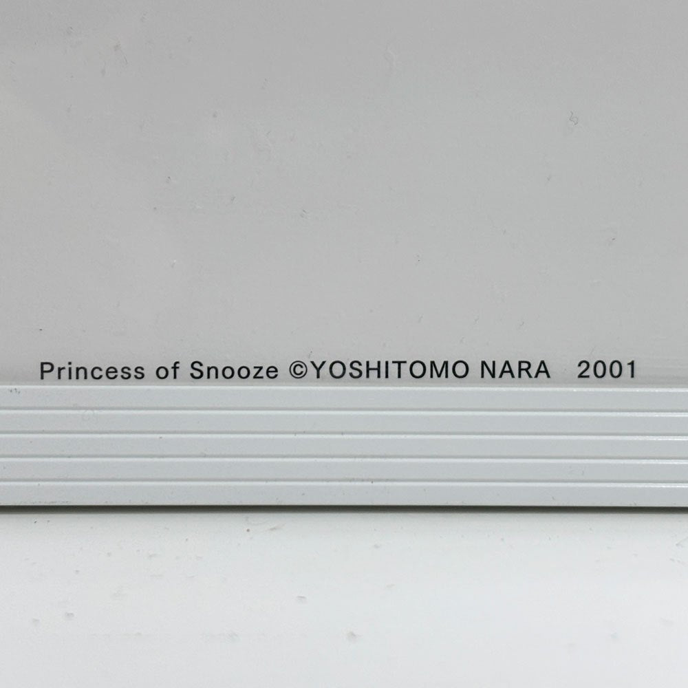 N’s YARD 奈良美智 ポスター Princess of Snooze 52.5×74cm 額装品 ●