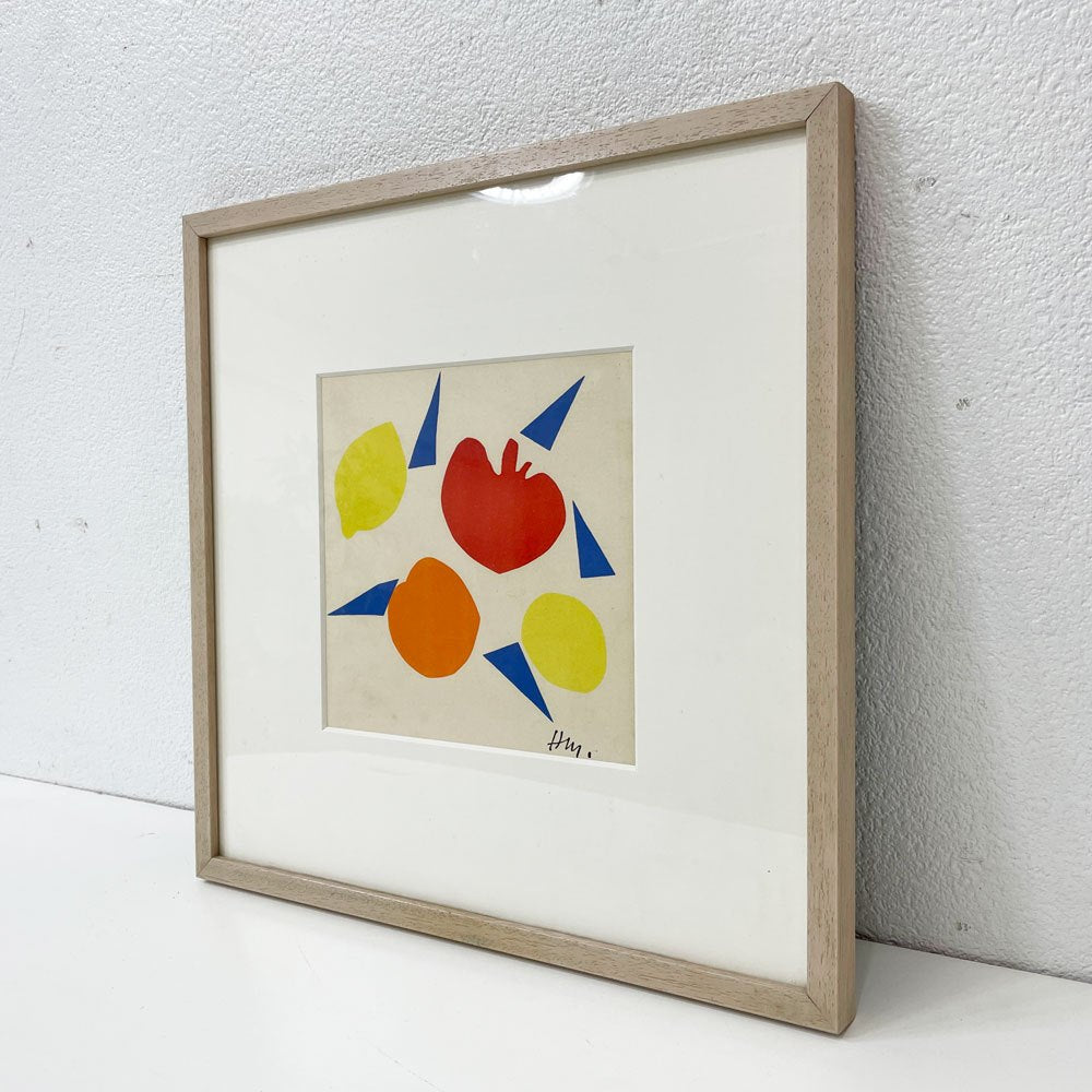 アンリマティス Henri Matisse リトグラフ Composition, 1956 アートフレーム フォーヴィスム 野獣派 W41.5cm 額装品 ●