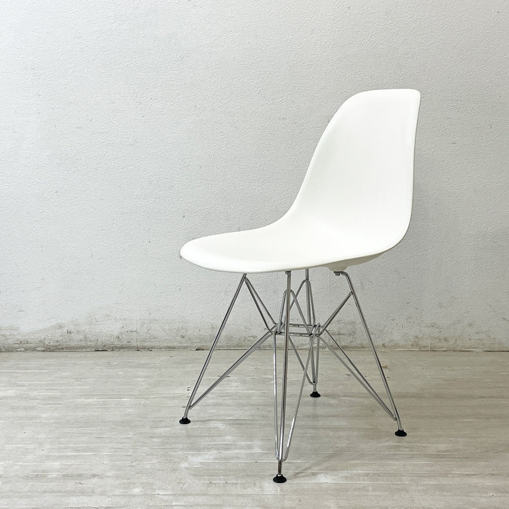 ヴィトラ vitra サイドシェルチェア エッフェルベース ホワイト ポリプロピレン イームズ ミッドセンチュリー ●