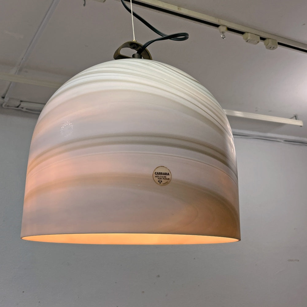パイル&プッツラー Peill＆Putzler for Carrara arte カララ ガラス ペンダントライト ドイツビンテージ モダンデザイン ●
