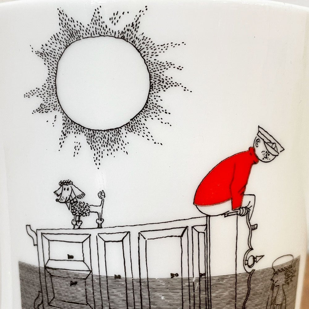 スカンジウム SKANDIUM マグカップ ダニエル Daniel スティグ・リンドベリ Stig Lindberg 廃番 ◎