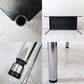 USMモジュラーファニチャー USM Haller USMハラーテーブル ワーキングデスク ダイニングテーブル オーク材 ブラック W150cm 高さ調整リング付き スイス ●