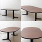 北欧ビンテージ Scandinavia Vintage ローズウッド EXラウンドテーブル Φ120cm 伸長式 北欧家具 現状品 ●
