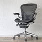 ハーマンミラー Herman Miller アーロンチェア Bサイズ ポスチャーフィット クラシックカーボンメッシュ ポリッシュドアルミベース ビル・スタンフ ＆ ドン・チャドウィック ◇