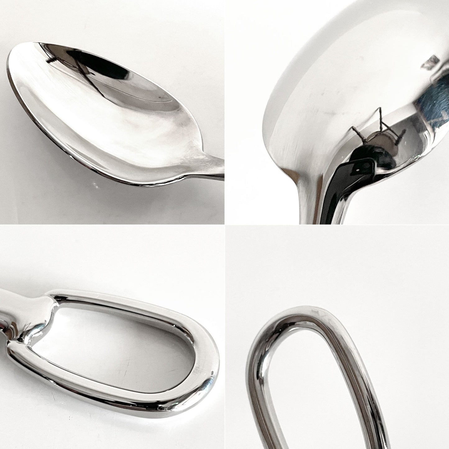 エルメス HERMES アトラージュ Attelage ディナースプーン カトラリー ステンレススティール H20cm フィリップ・ムケ フランス ■