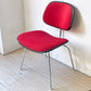 ハーマンミラー Herman Miller ツーピースプラスチックチェア Two Piece Plastic Chair DCM レッド ファブリック ビンテージ ミッドセンチュリー イームズ ★