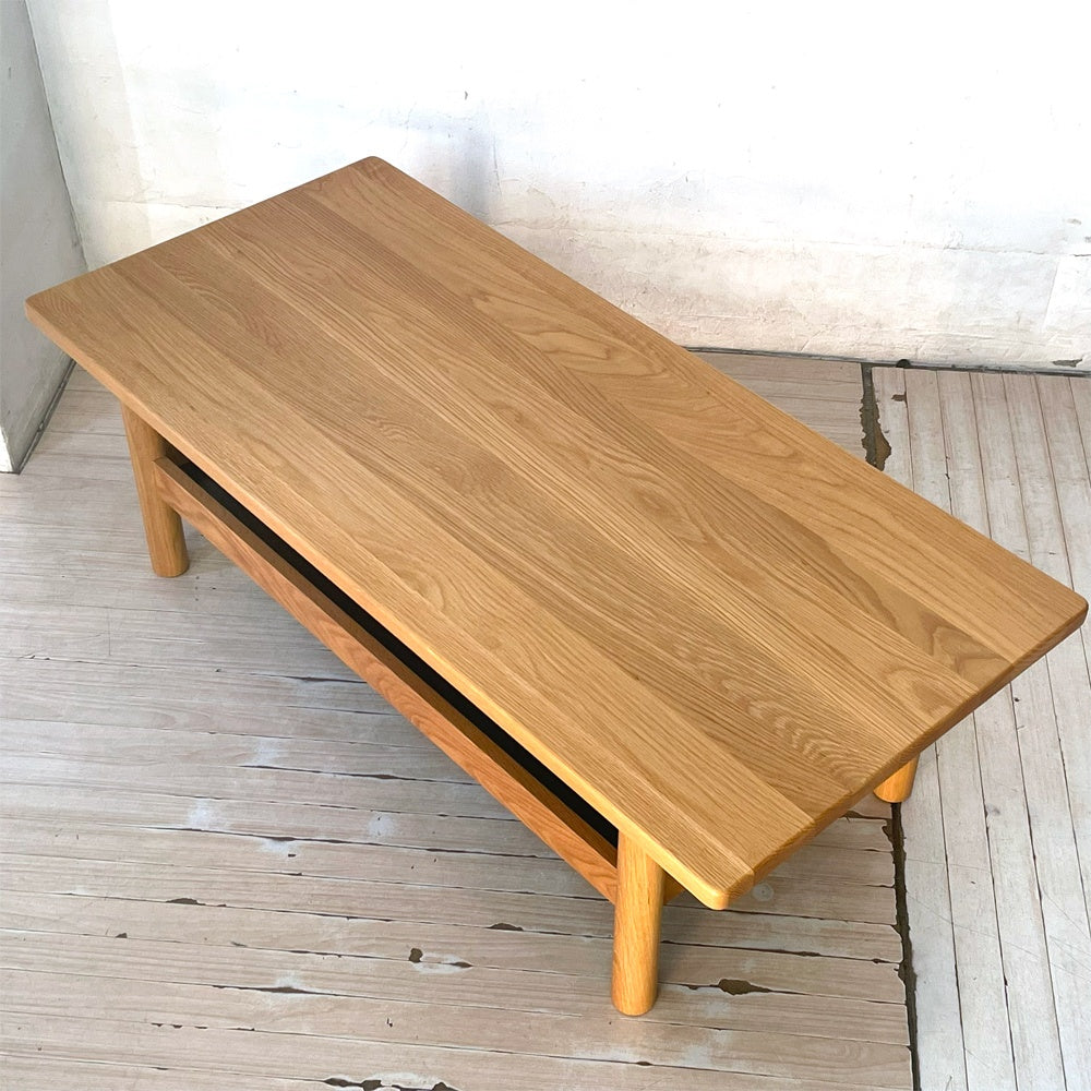 イデー IDEE ディモンシュ ローテーブル DIMANCHE LOW TABLE ホワイトオーク無垢材×グリーンブラック コーヒーテーブル ナチュラルモダン ★