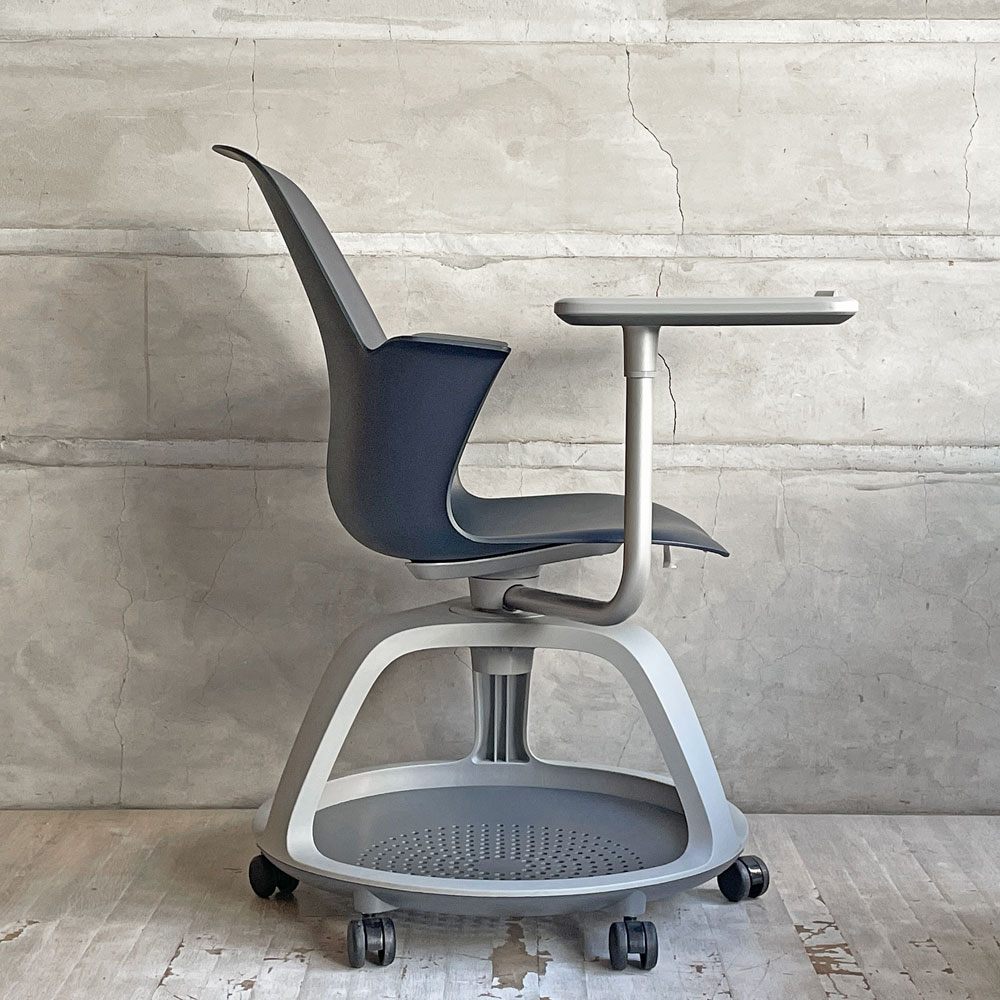 スチールケース Steelcase ノード Node オフィスチェア サイドテーブル付 ♪