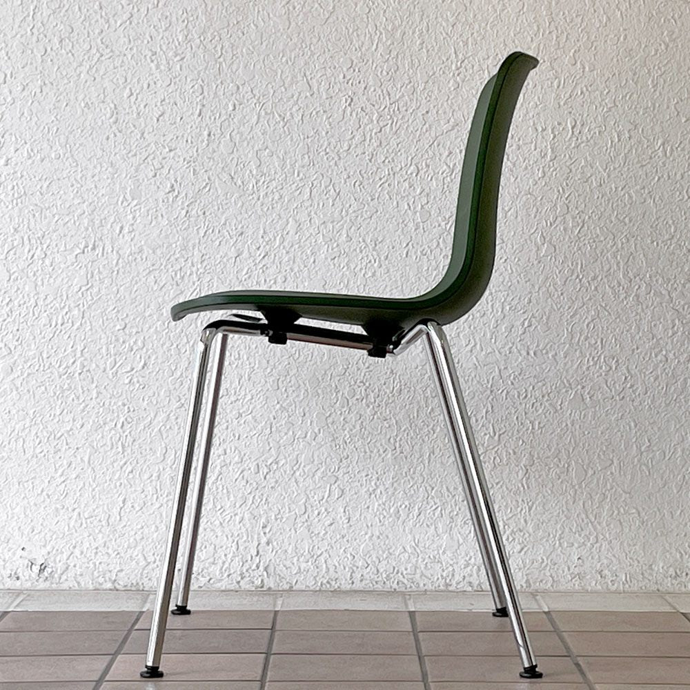 ヴィトラ vitra ハルチューブ HAL Tube サイドチェア ダイニングチェア スタッカブル グリーン ジャスパー・モリソン C ◇
