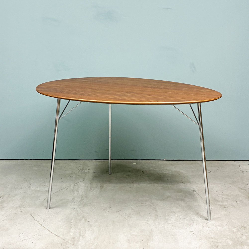 フリッツハンセン Fritz Hansen エッグテーブル EGG ダイニングテーブル 3603 ウォールナット 115cm アルネ・ヤコブセン 美品 ◎