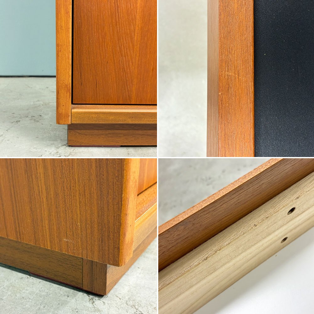 ウニコ unico ウィック WICK キッチンカウンター キッチンボード キャビネット チーク材 W80㎝ 廃番 ◎