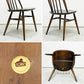 アーコール Ercol クエーカーチェア ダイニングチェア ハイバック オールドコロニアル ブラウン エルム材 × ビーチ材 UKビンテージ 英国家具 A ●