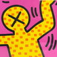 キース・ヘリング Keith Haring Untitled Tree of Life 1993 限定10枚 アートフレーム ポスター 113×92cm ポップアート ストリートアート 額装品 ●