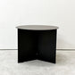 ヘイ HAY スリットテーブル SLIT TABLE XL サイドテーブル ローテーブル ラウンド Φ45cm スチール ブラック 北欧 デンマーク モダン A ●