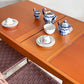 カリガリス Calligaris エクステンション ダイニングテーブル 伸長式 蛇腹 チェリー材 W147~222cm イタリアモダン ■