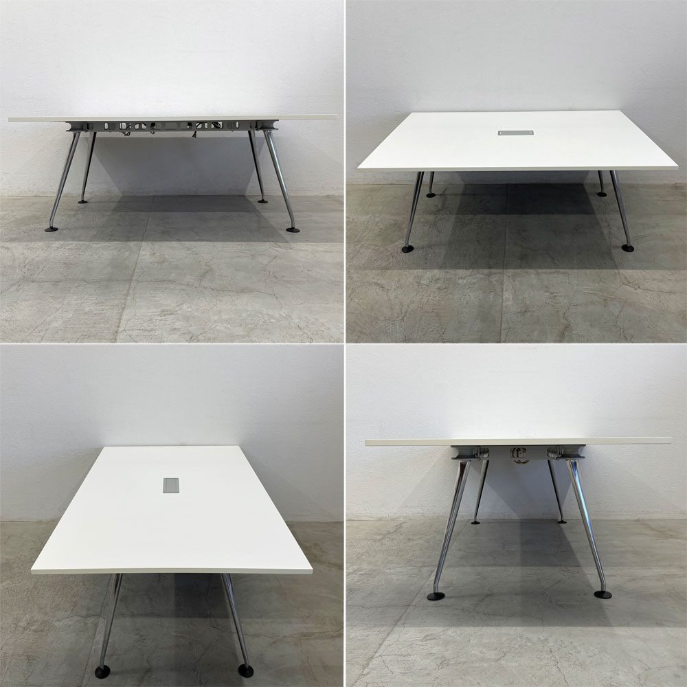 ヴィトラ vitra. メダモルフ MedaMorph 180×120 カンファレンステーブル Conference Table ワークテーブル オフィスデスク ミーティングテーブル アルベルト・メダ Alberto Meda 会議用テーブル 〓