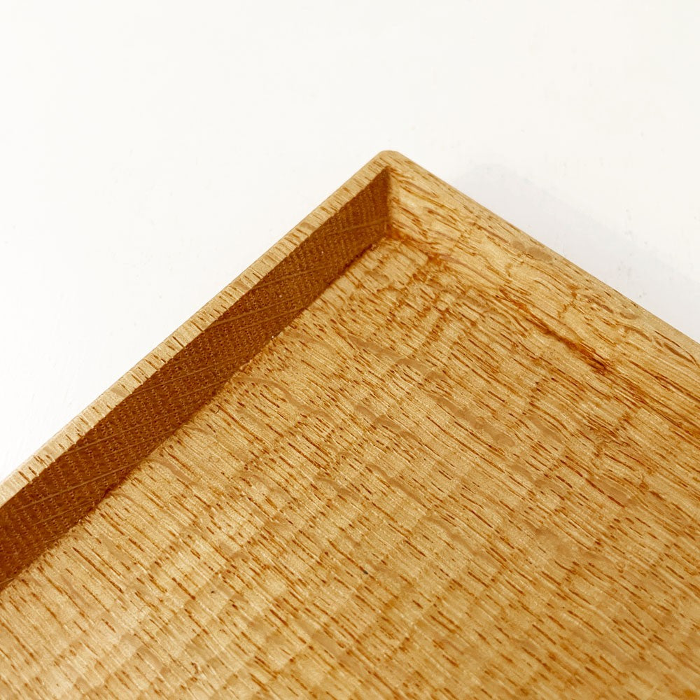 富井貴志 Takashi Tomii シキモノ shikimono 木製トレイ Mサイズ 20×30cm ナラ材 プレート 盆 木工 現代作家 定価￥11,550- A ◎