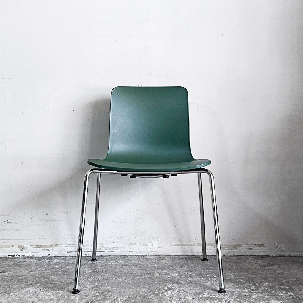 ヴィトラ vitra ハルチューブ HAL Tube サイドチェア ダイニングチェア スタッキング グリーン ジャスパー・モリソン A ■