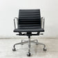 ハーマンミラー Herman Miller アルミナムグループ マネジメントチェア 本革 ブラック 5本脚 ガス圧昇降式 キャスター付 C&R イームズ B ●