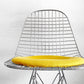 ヴィトラ Vitra DKR ワイヤーチェア Eames Wire Chair エッフェルベース シートパッド付 イエロー C&R イームズ ミッドセンチュリー ■