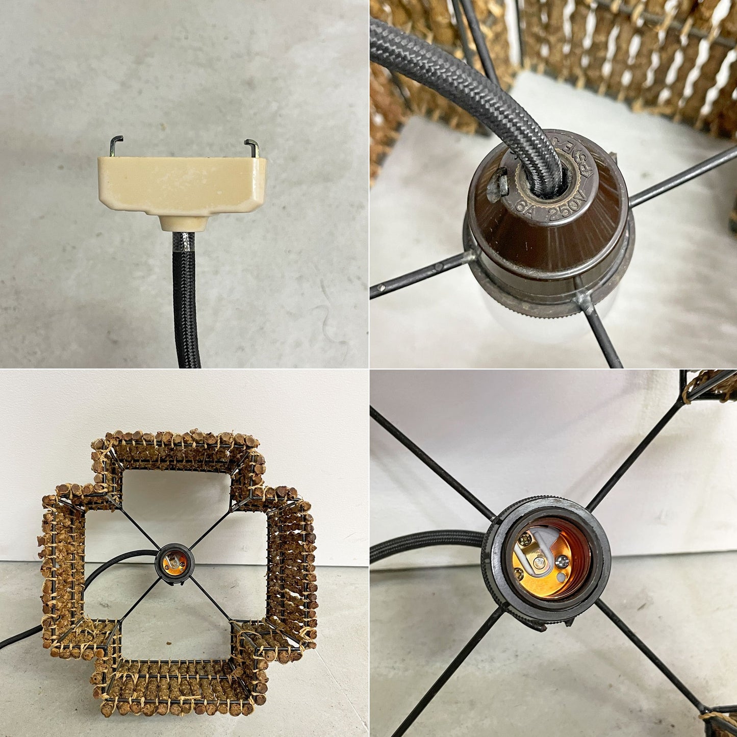 パームツリー PALMTREE ペンダントライト 照明 木製スティックシェード バリ リゾートスタイル ●