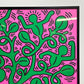 キース・ヘリング Keith Haring Untitled Tree of Life 1993 限定10枚 アートフレーム ポスター 113×92cm ポップアート ストリートアート 額装品 ●